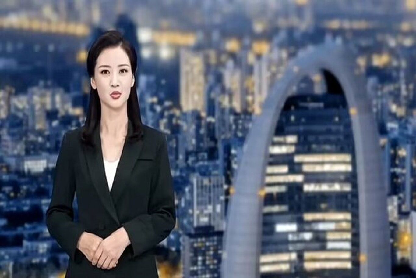(عکس) خبر بد برای مجریان تلویزیون؛ رونمایی از مجری مصنوعی در چین!