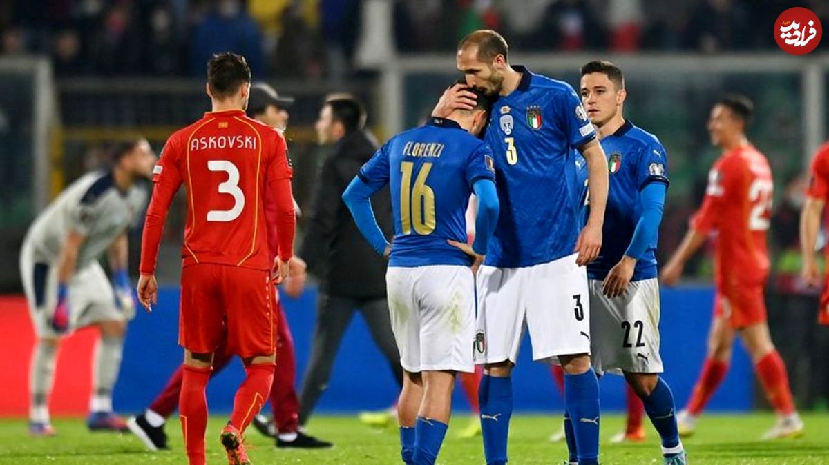 حذف ایتالیا در مرحله پلی‌آف انتخابی جام جهانی