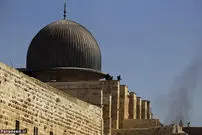 (تصاویر) حمله صهیونیست‌ها به مسجدالاقصی