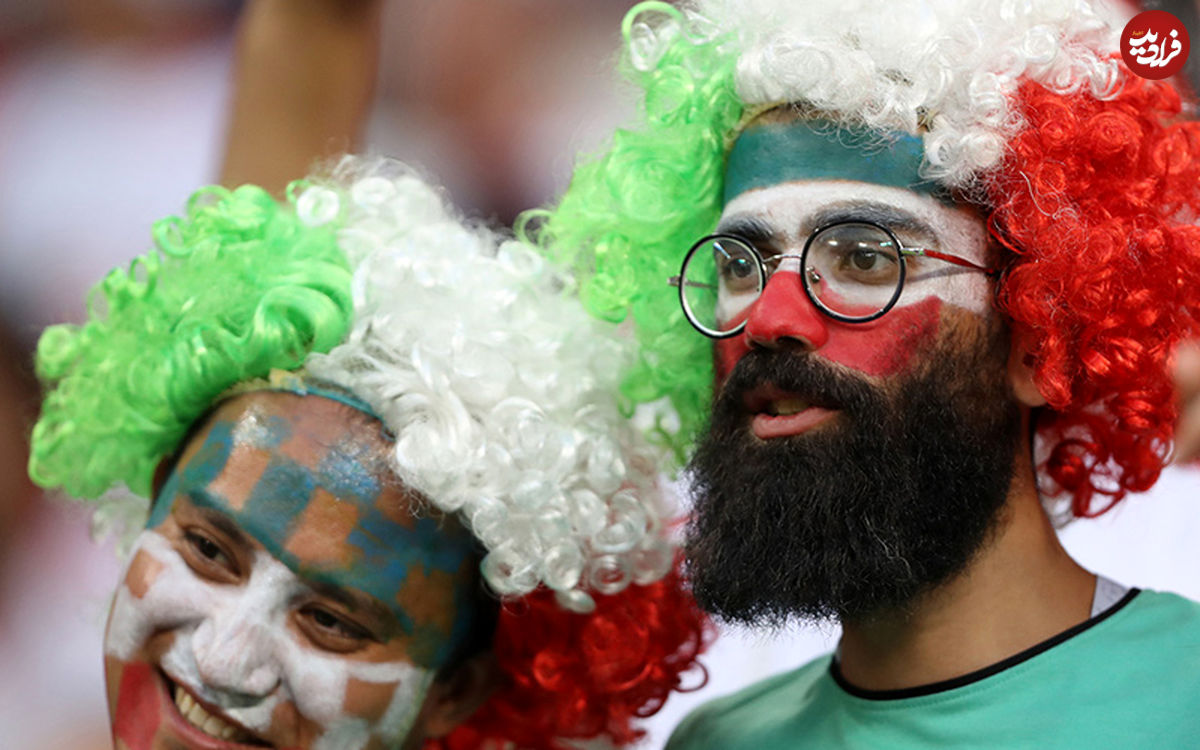 تصاویر/ تماشاگران ایرانی بازی ایران - پرتغال در روسیه