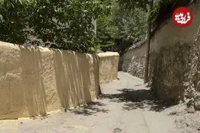 عکس| سفر به ایران قدیم؛ تصویری رنگی شده از «کوچه پس کوچه های تجریش» در دوره قاجار