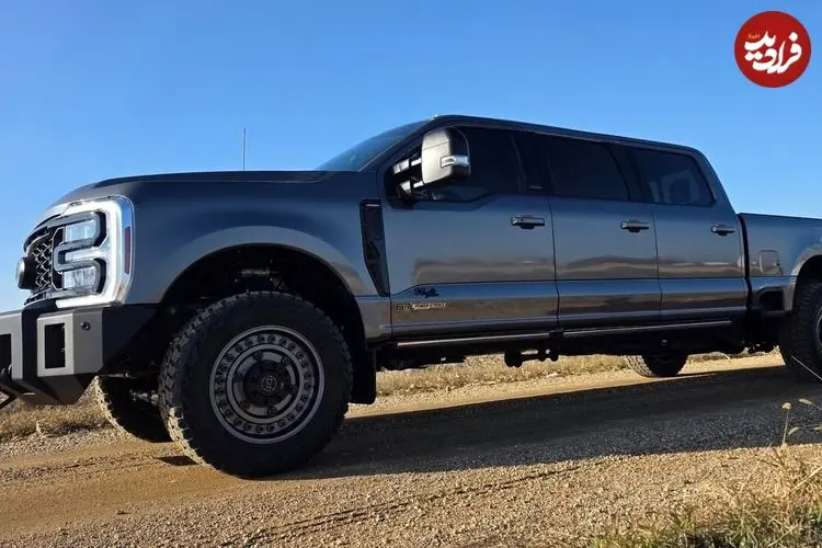 تصاویر؛ لیموزین دنیای وانت‌ها؛ غول‌پیکر آمریکایی با ۶ در