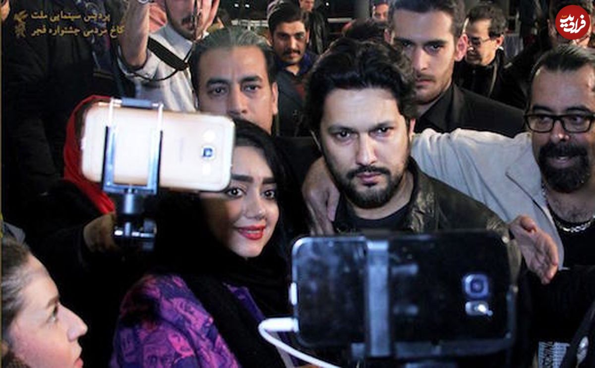 عکس/ سلفی حامد بهداد با طرفدارانش