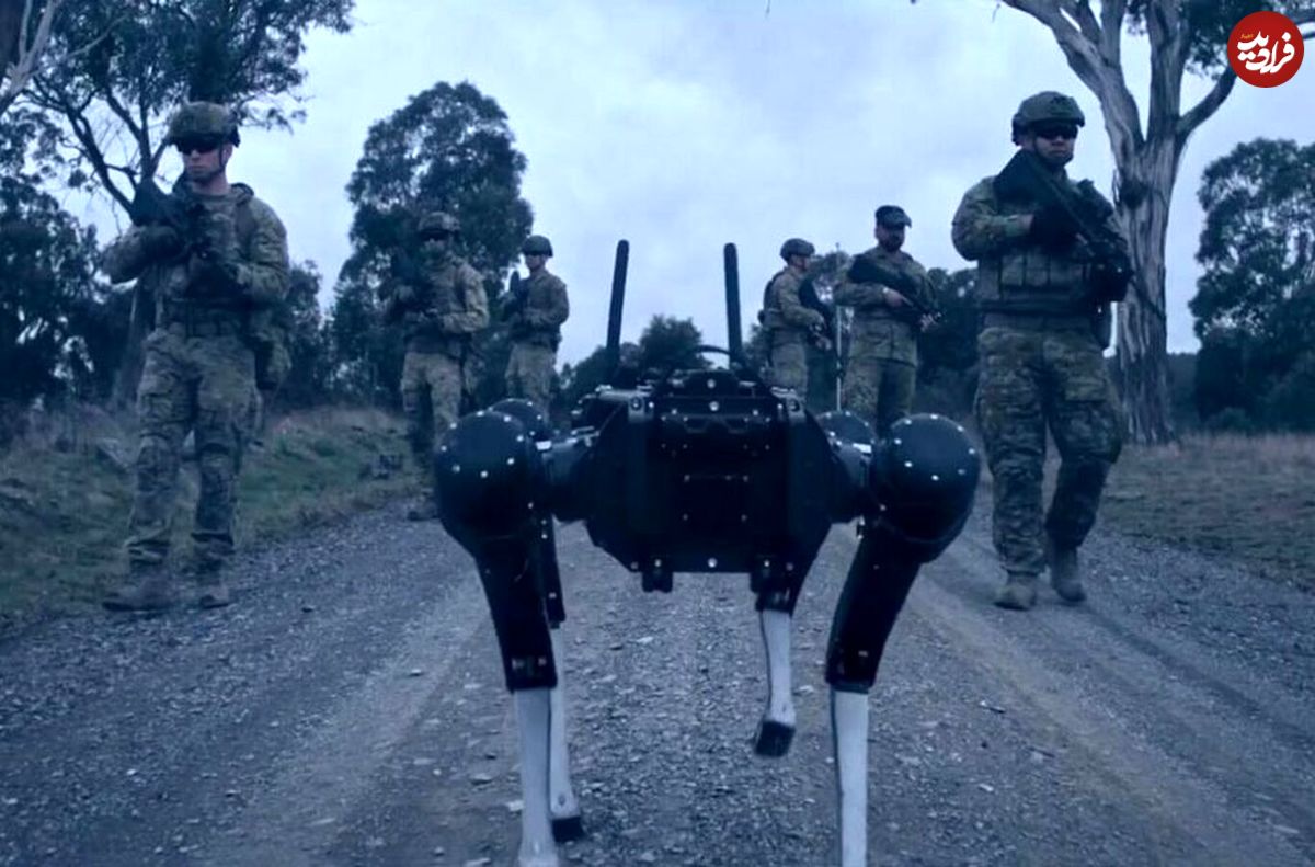 (ویدئو) سربازان این سگ رباتیک جنگی را می‌توانند با ذهن‌شان کنترل کنند