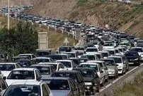 ویدئویی از ترافیکِ باورنکردنی در جاده هراز