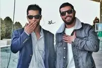پست جالب و بامزه سینا مهراد با برادرزاده‌اش