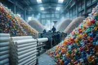 ببینید| روند بازیافت بطری های پلاستیکی و تولید لوله پلیکا با آن ها در پاکستان