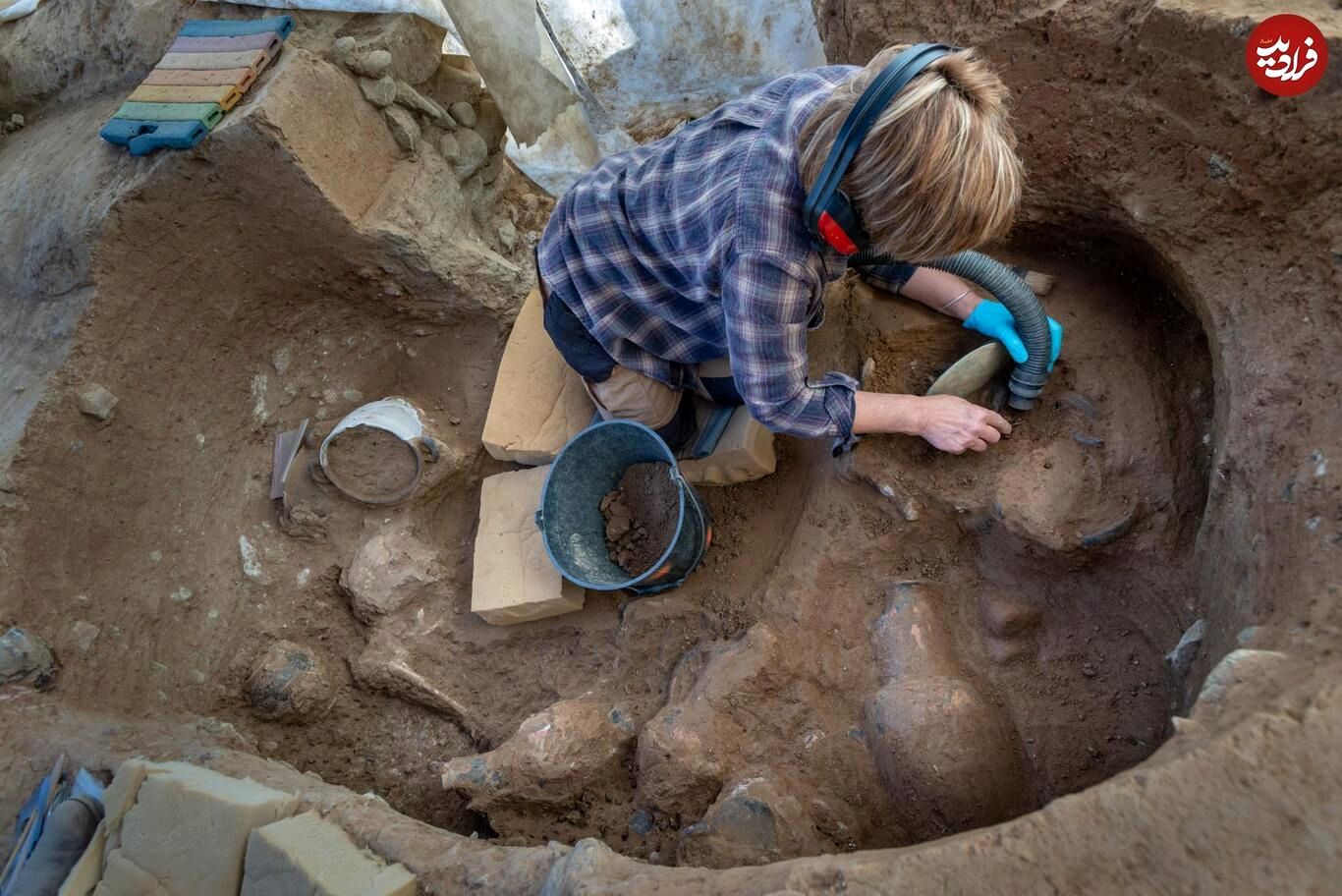 کشف گورستان باستانی با آثار شگفت‌انگیز در فرانسه (تصاویر)