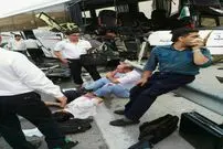 عکس/ تصادف اتوبوس کارکنان پارس جنوبی