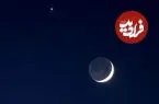 هم‌نشینی نادر ماه و زهره در آسمان امشب