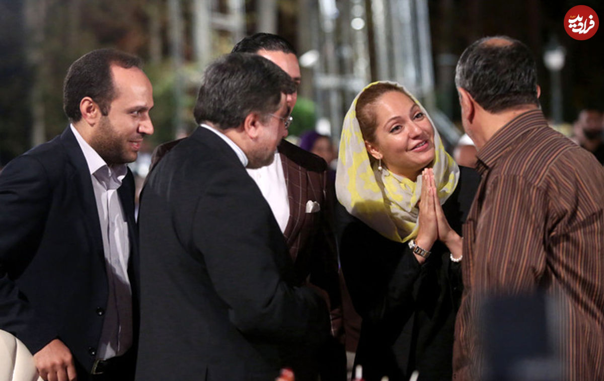 (تصاویر) مهناز افشار و شوهرش در جشن ملی سینما