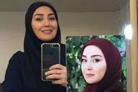 (عکس) شوخی جالب مریم معصومی با سایه اش