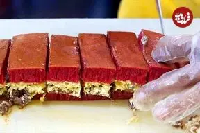 ببینید| غذای خیابانی در اندونزی؛ تهیه پنکیک خامه ای در جاکارتا