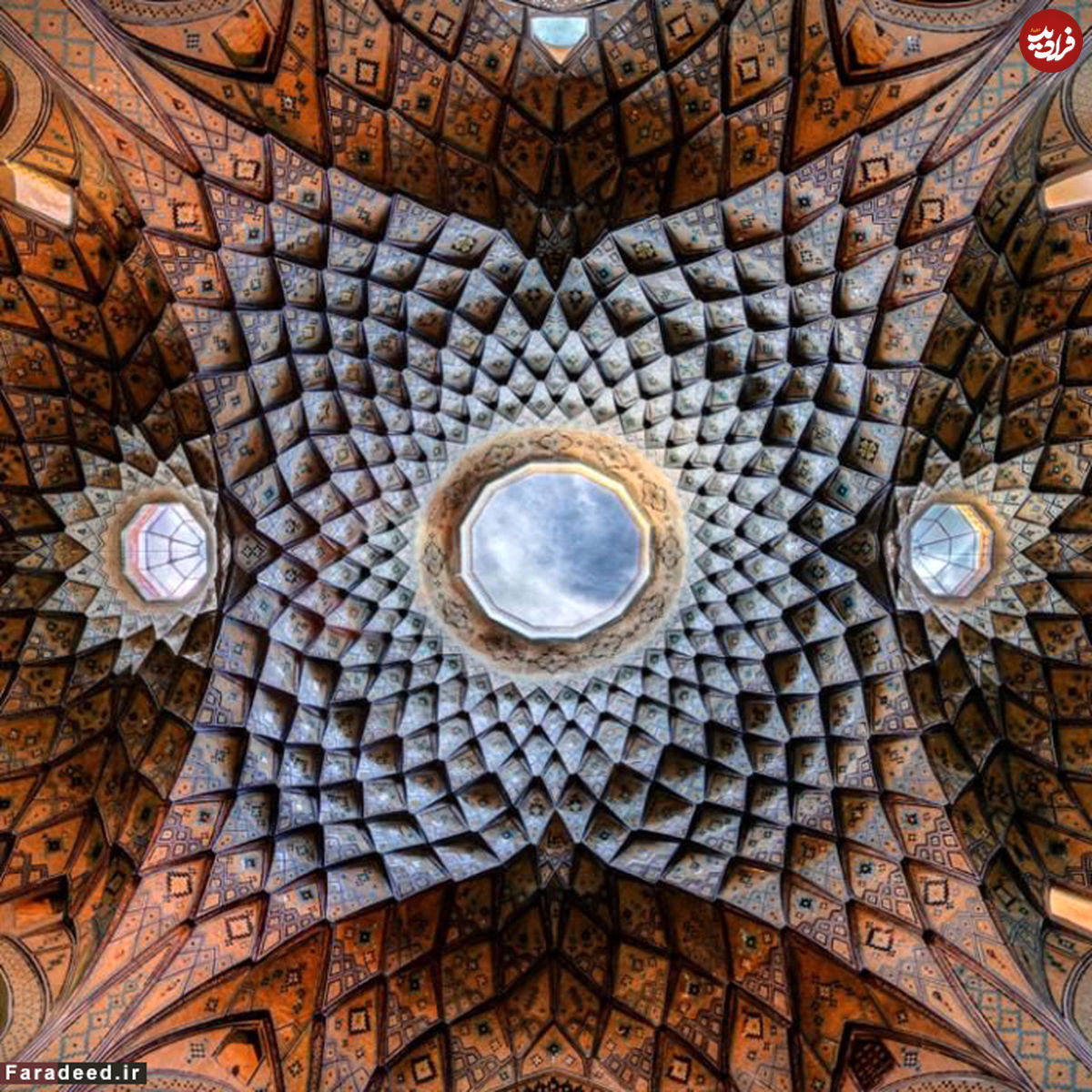 تصاویر/ بازتاب"سقف‌های رنگارنگ ایران"در تلگراف