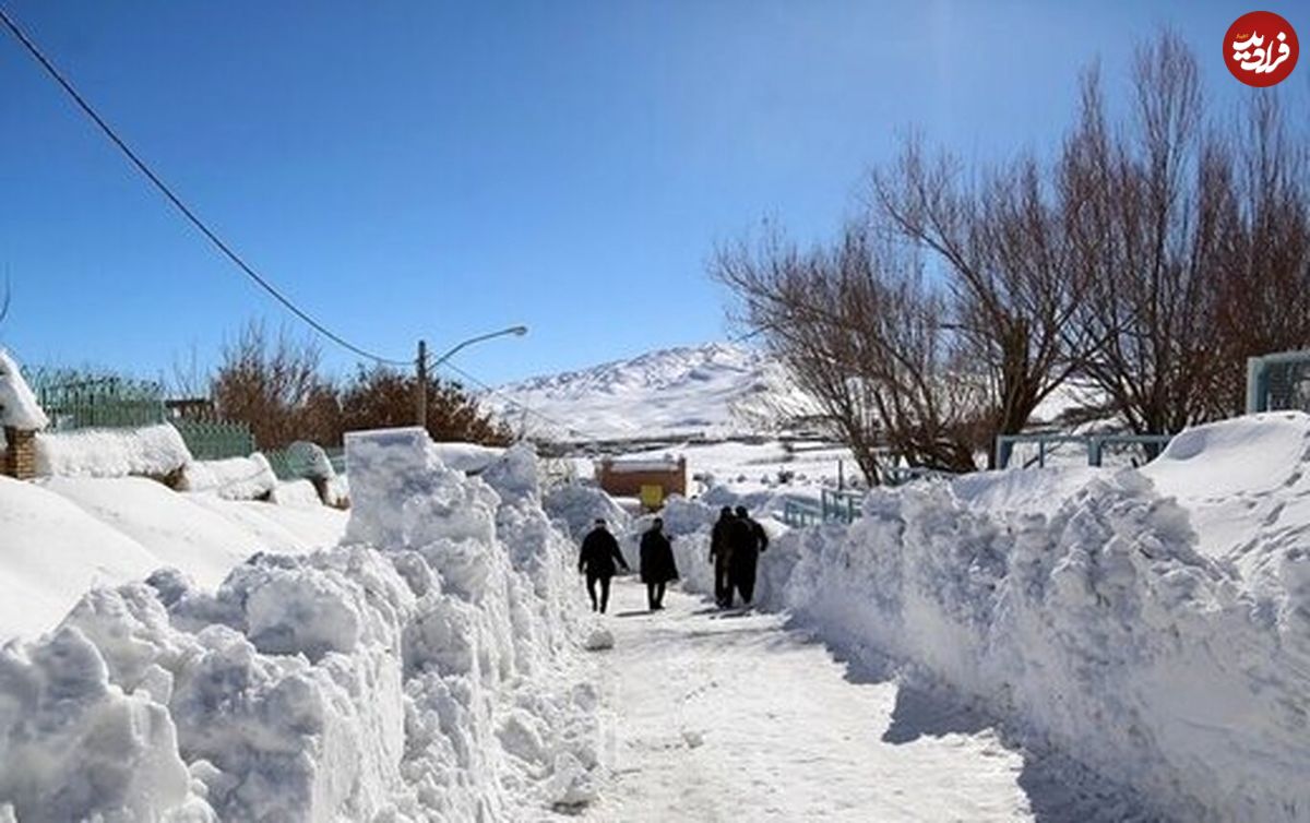 بحران در فریدون‌شهر؛  محاصره ۶۰ روستا در ‌برف شدید