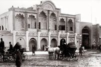 عکس؛ سفر در زمان؛ تصویری قدیمی از کارمندان بانک شاهی