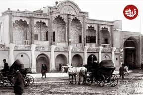 عکس؛ سفر در زمان؛ تصویری قدیمی از کارمندان بانک شاهی