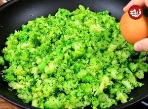 ببینید| طرز تهیه املت بروکلی و  تخم مرغ به روش آشپز چینی