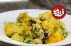 طرز تهیه سالاد سیب‌زمینی و ذرت