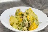 طرز تهیه سالاد سیب‌زمینی و ذرت