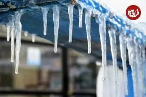 ببینید| حادثه ناگهانی با سقوط قندیل یخ؛ زن جوان راهی بیمارستان شد