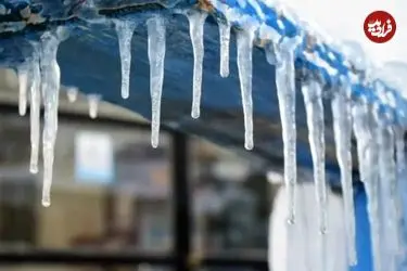 ببینید| حادثه ناگهانی با سقوط قندیل یخ؛ زن جوان راهی بیمارستان شد