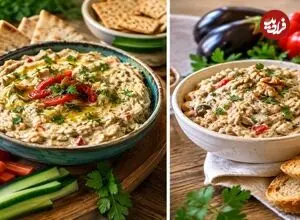 دیپ مرغ و بادمجان؛ ضیافتی از طعم‌های کبابی و مخملی