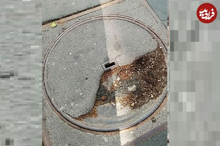 عکس؛ هنر خیابانی؛ خلاقیت هنرمندی که «دریچه فاضلاب» را به یک «شاهکار هنری» تبدیل کرده است