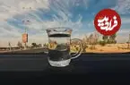 ببینید| روش متفاوت وزیر برای تست کیفیت آسفالت