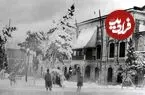 عکس| سفر زمان؛ تصویر رنگی‌شده از کاخ گلستان در یک روز برفی؛ 130 سال قبل