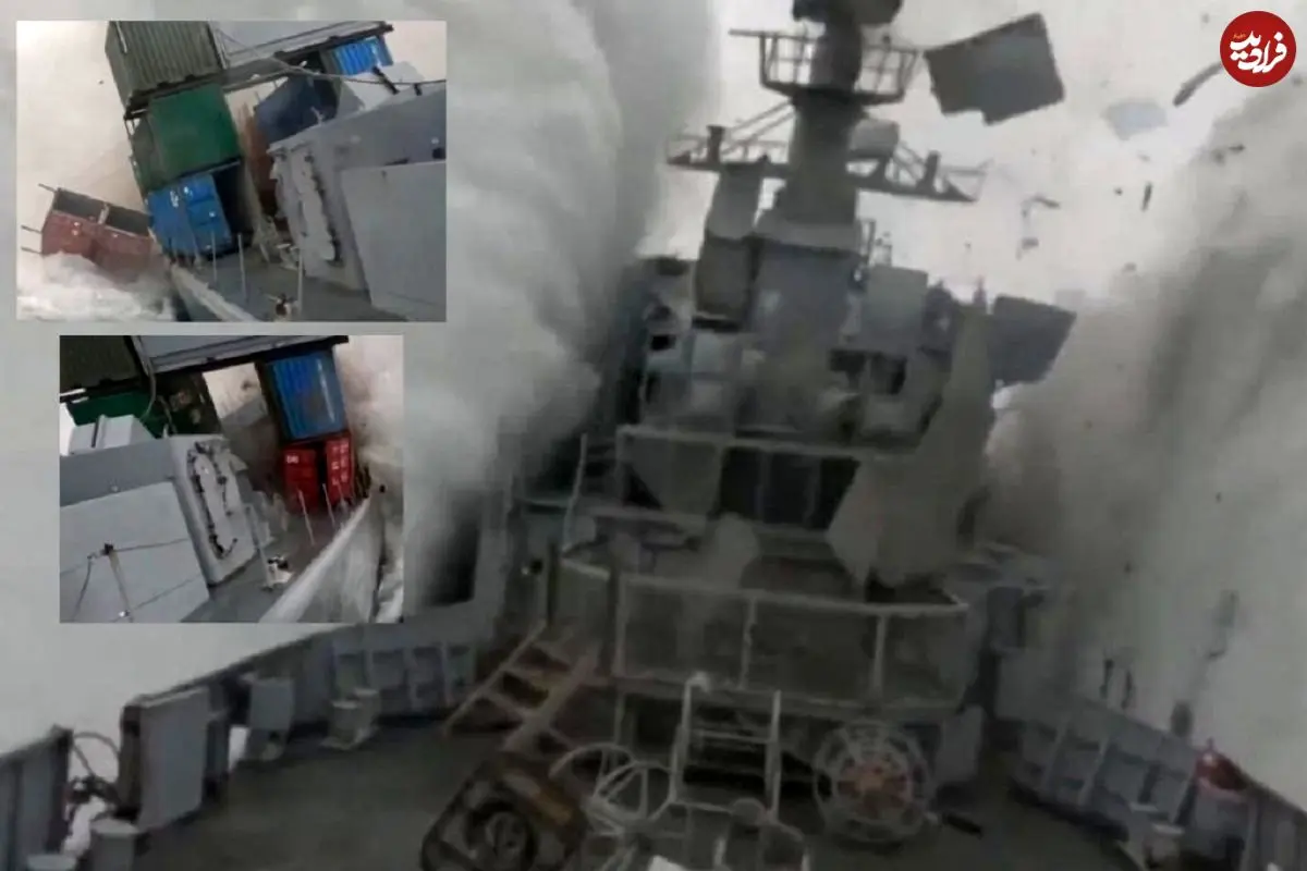 ببینید؛ لحظه برخورد اژدر شلیک شده از زیردریایی به ناوچه و غرق شدن آن در رزمایش ناتو 