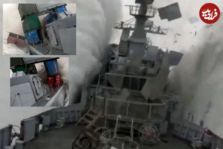 ببینید؛ لحظه برخورد اژدر شلیک شده از زیردریایی به ناوچه و غرق شدن آن در رزمایش ناتو 