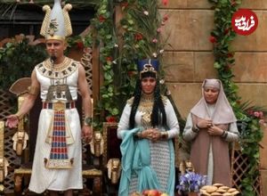 عکس| سفر زمان؛ «آخناتون و بانو نفرتی‌تی» بعد از 10 سال در پشت‌صحنۀ یک تئاتر