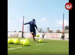 ببینید| روش‌های عجیب باشگاه برزیلی برای تمرین دروازه‌بان‌ها