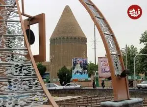 عکس| سفر به ایران قدیم؛ «برج علاءالدین ورامین» در یک قرن قبل