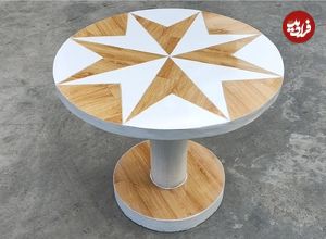 ببینید| آموزش ساخت میز با سیمان و کاشی؛ یک روش آسان و خلاقانه!