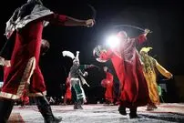 تصویری از گریه شمر در یک تعزیه