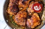 دستور تهیه مرغ تنوری لذیذ با سیر و کره