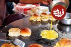 ببینید؛ غذای خیابانی در پاکستان؛ پخت ساندویچ برگر با تخم مرغ در کراچی 