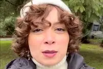 عکس| سفر زمان؛ ژست جالب «فرناز رهنما» روی صحنه تئاتر؛ 14 سال قبل