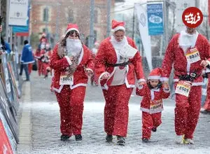 ببینید| ماراتن بابانوئل‌ها