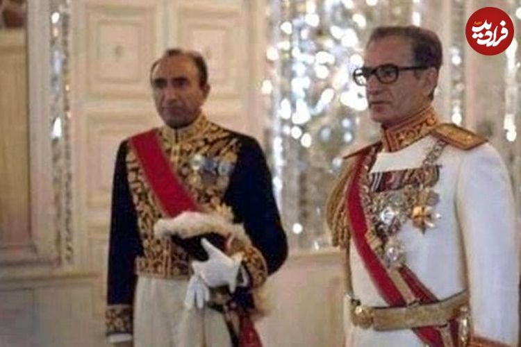 عکس؛ سفر به تاریخ؛ «اسدالله علم و همسرش» در یک عروسی؛ سال 1347