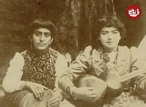 عکس| سفر زمان؛ تصویری از زنان نوازنده و رقاص در دوران قاجار