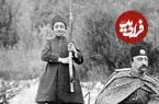 عکس| سفر به ایران قدیم؛ «ملیجک ناصرالدین شاه» در کنار همسر و فرزندش؛ سال 1310