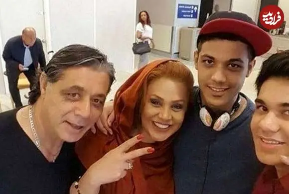 عکس| سفر زمان؛ «نسرین مقانلو» در 38 سالگی در کنار پسرانش «ارشیا و آرین»