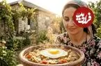 ببینید| غذای روستایی در ایران؛ تهیه میرزاقاسمی با بادمجان کبابی در روستا
