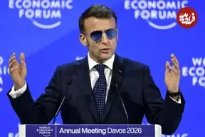 ترامپ به عینک آفتابی ماکرون در داووس اشاره کرد: «چه داستانی پشت آن است؟»