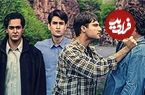عکس؛ سفر در زمان؛ «کامران، ناصر و نیما» در پشت صحنه سریال خط قرمز؛ سال 80