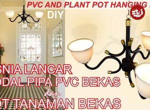 ببینید| آموزش ساخت یک لوستر زیبا و مدرن با لوله پی وی سی به روش ستاد اندونزیایی