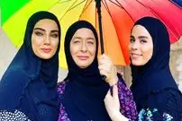 عکس| سفر زمان؛ «آزیتا حاجیان» 30 ساله در کنار دختر یک ساله‌اش «ملیکا»؛ سال 66